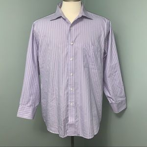 IZOD men’s long Sleeve button down shirt size XL 100% cotton dress shirt